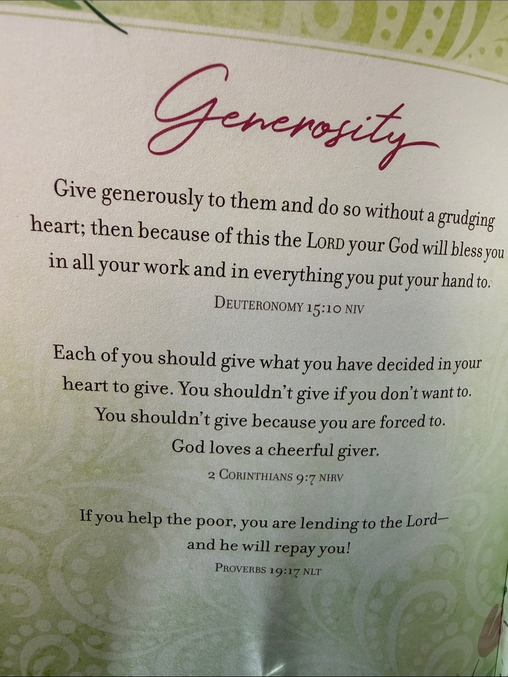 Prayers & Promises for Busy Moms Journal - Gray with Pink & Green Floral - Picture 6 of 7